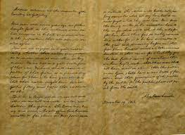 Image of the Gettysburg Address