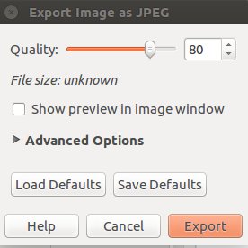 A window from a graphics software package allowing a user to control the quality of an exported JPEG image.