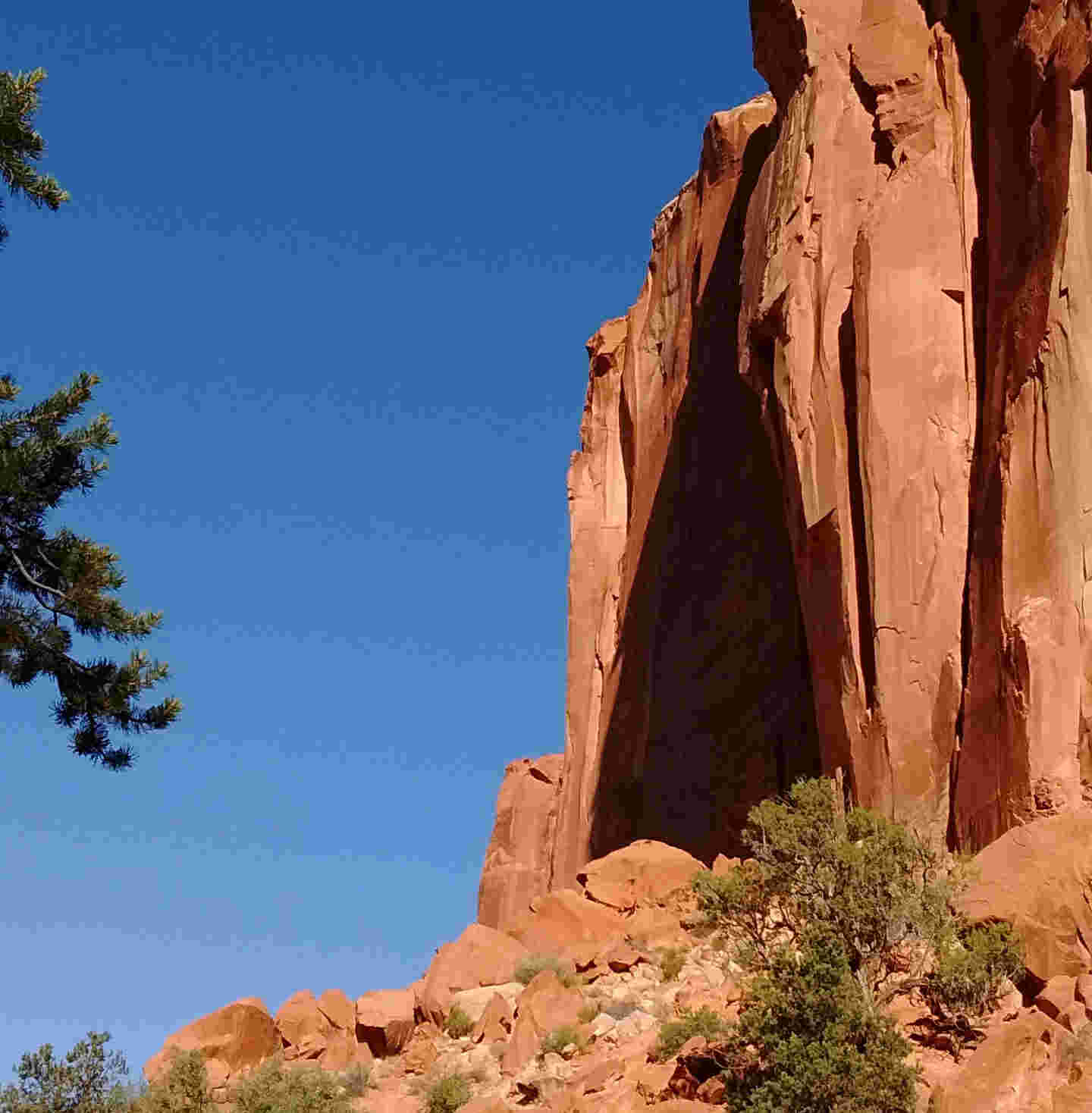 The original photograph saved with a lower quality setting in the JPEG compression algorithm.